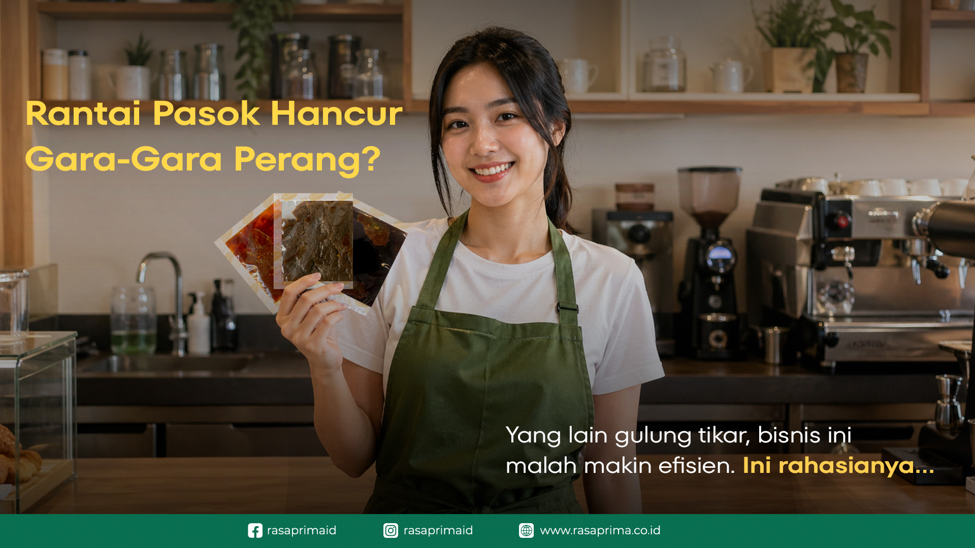 Produksi maklon sambal dan saus Rasaprima untuk bisnis kuliner